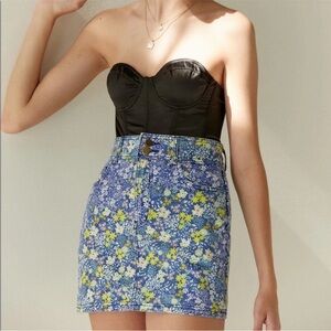 Laura Ashley x Urban Outfitters Floral Mini Skirt